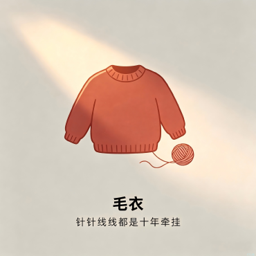 毛衣-她一件一件织毛衣，等走丢的儿子回来穿