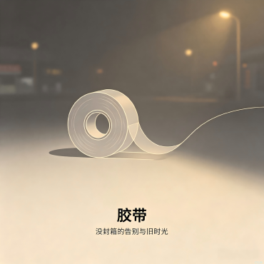 胶带-他每晚来买一卷胶带，说要走，箱子却一直没封上