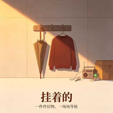 挂着-墙上的伞，柜台的收音机，抽屉里的胶带——拆店前一天，我把它们一样样取下来